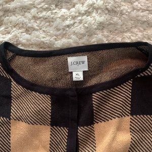 J CREW collarless sweater size XL